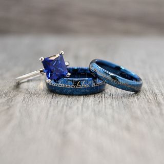 Elvish Rings, Couple Rings, Elvish Wedding Rings, Elvish Wedding, Blue Wedding Bands, Blue Wedding Rings