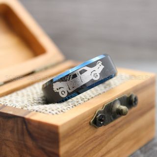Demolition Derby Ring, Truck Ring, Black Wedding Ring, Motorsport Ring, Motorsport Jewelry, Motorsport Wedding Ring