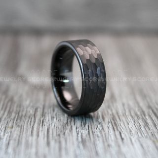 Hammered Rings, Couple Wedding Rings, Black Wedding Bands, Black Wedding Rings, Black Wedding Rings, Black Couple Wedding Band