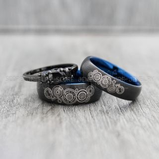 Dr Who Ring, Dr Who Wedding Ring, Dr Who Jewelry, Gallifreyan Ring, Gallifreyan Wedding Ring, Gallifreyan Wedding Band, Gallifreyan Jewelry