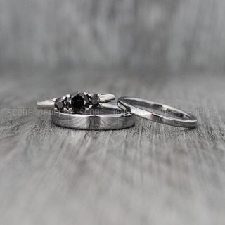 Silver Wedding Rings, Couple Rings, Silver Wedding Bands, Couple Wedding Ring, Matching Couple Rings