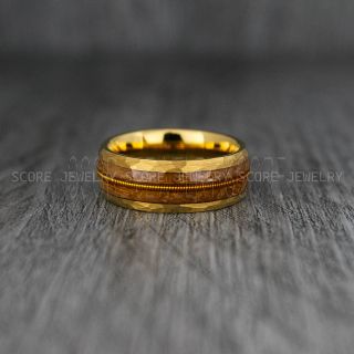 Guitar Ring, Guitar String Ring, Yellow Gold Wedding Band, Musician Ring, Music Ring, Piano Ring, Music Jewelry, Piano Jewelry, Guitar Jewelry