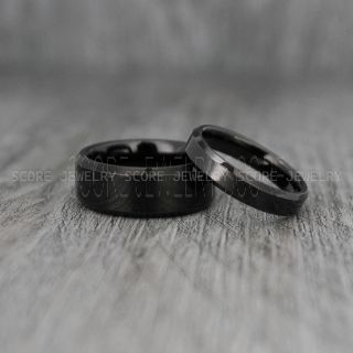 Black Wedding Rings, Couple Rings, Black Wedding Bands, Couple Wedding Ring, Matching Couple Rings