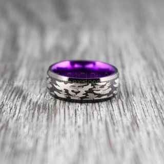 Camo Ring, Camouflage Ring, Military Ring, Black Ring, Black Wedding Band, Black Wedding Ring, Military Wedding Band, Army Wedding Ring