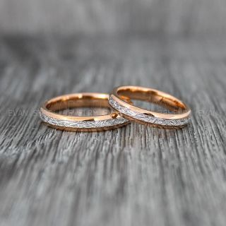 Meteorite Rings, Gold Wedding Bands, Meteorite Wedding Bands, Meteor Rings, Meteor Jewelry