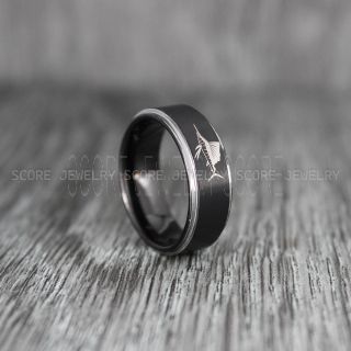 Sailfish Ring, Sailfish Wedding Ring, Sailfish Fishing Ring, Fish Hook Ring, Fishing Jewelry, Sailfish Fishing Ring, Fisherman Ring, Fisherman Jewelry