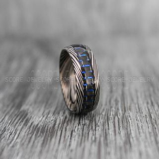 Damascus Steel Ring, Damascus Steel, Damascus Steel Wedding Ring, Damascus Steel Wedding Band
