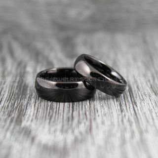 Black Tungsten Rings, Black Tungsten Wedding Bands, Black Wedding Rings, Black Tungsten Rings
