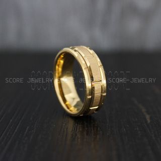 Mens Gold Wedding Band, Mens Gold Wedding Ring, His Wedding Ring, His Wedding Band, Gold Wedding Band