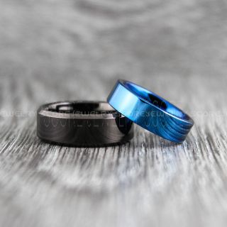 Black Wedding Bands, Black Tungsten Rings, Black Tungsten Wedding Bands