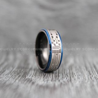 Circuit Board Ring, Circuit Board Jewelry, Technology Ring, Engineer Ring, Circuit Board Ring, Black Tungsten Ring, Geek Ring, Geek Jewelry