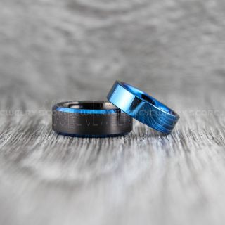 Black Wedding Bands, Black Tungsten Rings, Black Tungsten Wedding Bands