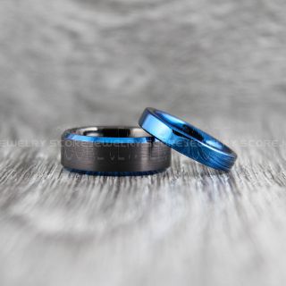 Black Wedding Bands, Black Tungsten Rings, Black Tungsten Wedding Bands