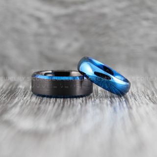 Black Wedding Bands, Black Tungsten Rings, Black Tungsten Wedding Bands