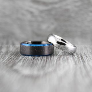 Black Wedding Bands, Black Tungsten Rings, Black Tungsten Wedding Bands