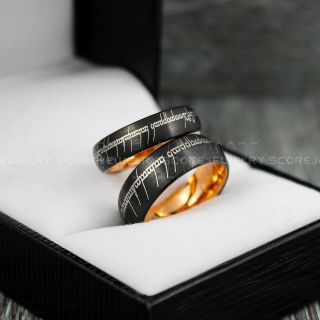 Elvish Ring, Elvish Wedding Ring, Elvish Jewelry, Elvish Wedding, Black Wedding Band, Black Wedding Ring