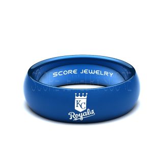 Royals Ring, Royals Jewelry, Blue Tungsten Band, Blue Tungsten Ring, Blue Royals Ring