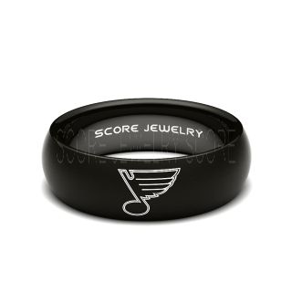 Blues Ring, Blues Jewelry, Blues Wedding Ring, Hockey Ring, Hockey Jewelry