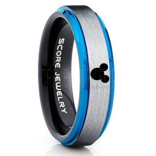 Mickey Mouse Ring, Mickey Mouse Wedding Band, Disney Ring, Mickey Jewelry