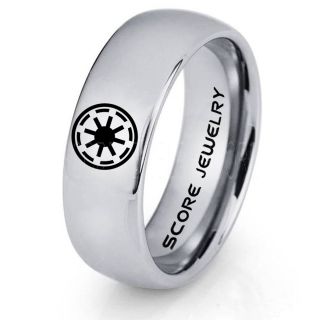 Star Wars Ring, Star Wars Jewelry, Star Wars Wedding Band, Star Wars Galactic Republic Ring, Galactic Republic Ring