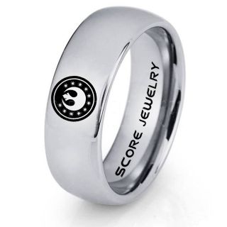Star Wars Ring, Star Wars Jewelry, Star Wars Wedding Band, Star Wars New Republic Ring, New Republic Ring
