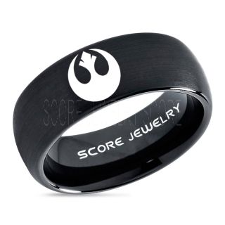 Star Wars Ring, Star Wars Jewelry, Star Wars Wedding Band, Star Wars Rebel Alliance Ring, Rebel Alliance Ring