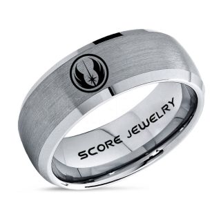 Star Wars Ring, Star Wars Jewelry, Star Wars Wedding Band, Star Wars Jedi Order Ring, Jedi Order Ring