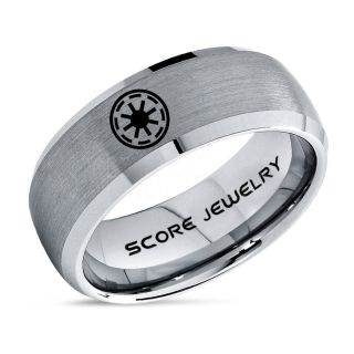 Star Wars Ring, Star Wars Jewelry, Star Wars Wedding Band, Star Wars Galactic Republic Ring, Galactic Republic Ring