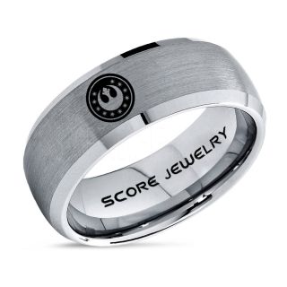 Star Wars Ring, Star Wars Jewelry, Star Wars Wedding Band, Star Wars New Republic Ring, New Republic Ring