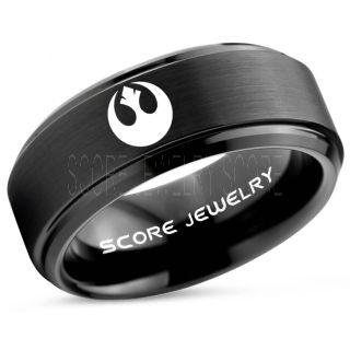 Star Wars Ring, Star Wars Jewelry, Star Wars Wedding Band, Star Wars Rebel Alliance Ring, Rebel Alliance Ring