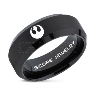 Star Wars Ring, Star Wars Jewelry, Star Wars Wedding Band, Star Wars Rebel Alliance Ring, Rebel Alliance Ring