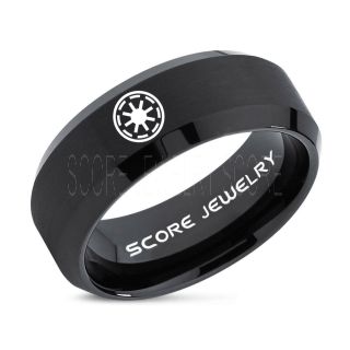 Star Wars Ring, Star Wars Jewelry, Star Wars Wedding Band, Star Wars Galactic Republic Ring, Galactic Republic Ring