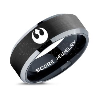 Star Wars Ring, Star Wars Jewelry, Star Wars Wedding Band, Star Wars Rebel Alliance Ring, Rebel Alliance Ring