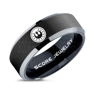 Star Wars Ring, Star Wars Jewelry, Star Wars Wedding Band, Star Wars New Republic Ring, New Republic Ring