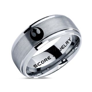 Star Wars Ring, Star Wars Jewelry, Star Wars Wedding Band, Star Wars Rebel Alliance Ring, Rebel Alliance Ring