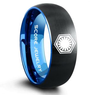 Star Wars Ring, Star Wars Jewelry, Star Wars Wedding Band, Star Wars First Order Ring, First Order Ring