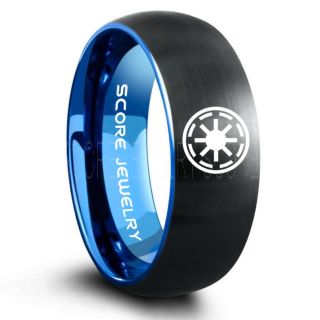 Star Wars Ring, Star Wars Jewelry, Star Wars Wedding Band, Star Wars Galactic Republic Ring, Galactic Republic Ring
