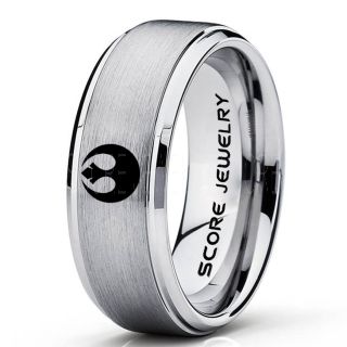 Star Wars Ring, Star Wars Jewelry, Star Wars Wedding Band, Star Wars Rebel Alliance Ring, Rebel Alliance Ring