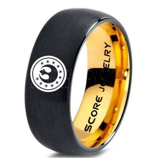 Star Wars Ring, Star Wars Jewelry, Star Wars Wedding Band, Star Wars New Republic Ring, New Republic Ring