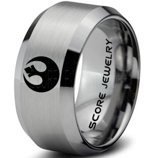 Star Wars Ring, Star Wars Jewelry, Star Wars Wedding Band, Star Wars Rebel Alliance Ring, Rebel Alliance Ring