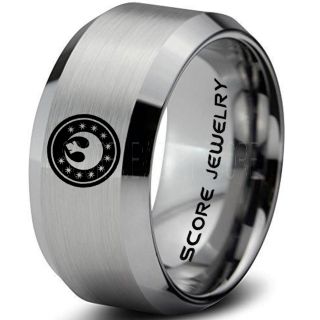Star Wars Ring, Star Wars Jewelry, Star Wars Wedding Band, Star Wars New Republic Ring, New Republic Ring