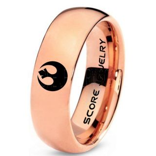 Star Wars Ring, Star Wars Jewelry, Star Wars Wedding Band, Star Wars Rebel Alliance Ring, Rebel Alliance Ring