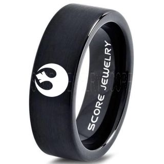 Star Wars Ring, Star Wars Jewelry, Star Wars Wedding Band, Star Wars Rebel Alliance Ring, Rebel Alliance Ring