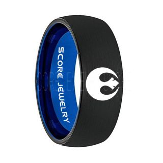 Star Wars Ring, Star Wars Jewelry, Star Wars Wedding Band, Star Wars Rebel Alliance Ring, Rebel Alliance Ring
