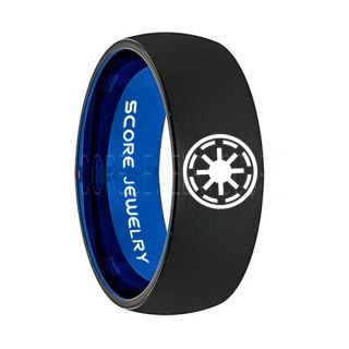 Star Wars Ring, Star Wars Jewelry, Star Wars Wedding Band, Star Wars Galactic Republic Ring, Galactic Republic Ring