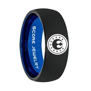 Star Wars Ring, Star Wars Jewelry, Star Wars Wedding Band, Star Wars New Republic Ring, New Republic Ring