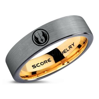 Star Wars Ring, Star Wars Jewelry, Star Wars Wedding Band, Star Wars Jedi Order Ring, Jedi Order Ring