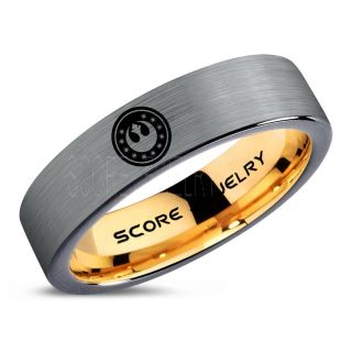 Star Wars Ring, Star Wars Jewelry, Star Wars Wedding Band, Star Wars New Republic Ring, New Republic Ring