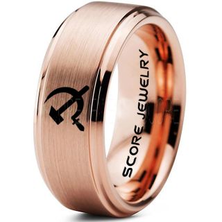 USSR Ring, CCCP Ring, State Flag of the Union of Soviet Socialist Republics Ring, Russia Ring, Russian Ring, The Hammer and Sickle CCCP Ring