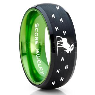 Moose Ring, Moose Hunting Ring, Black Tungsten Ring, Black Wedding Band, Hunting Ring, Moose Tracks Wedding Band, Moose Tracks Ring